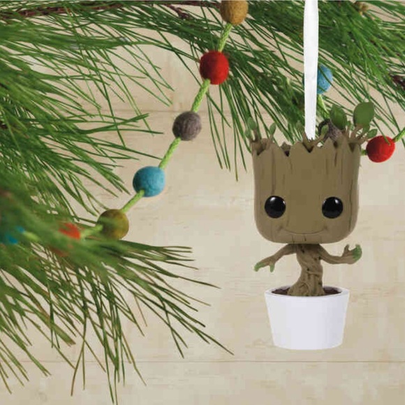 Marvel Guardians of the Galaxy Groot Funko POP! Hallmark Ornament - Picture 4 of 5